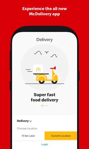 McDelivery- McDonald’s India: Food Delivery App Screenshot 0