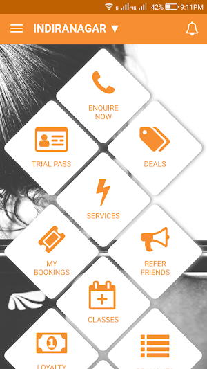 App for gym Screenshot 1