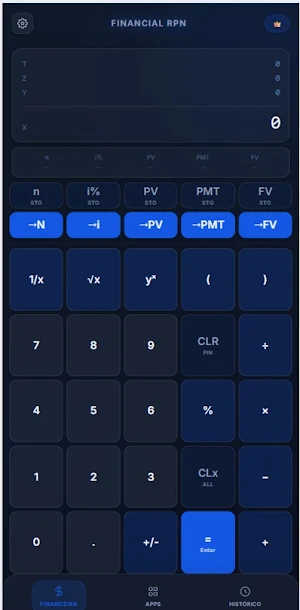 Calculadora Financeira SOHP12c Screenshot 0