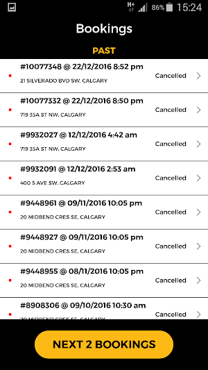 Checker Cabs Calgary Screenshot 3