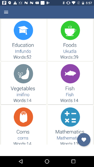 Word Book English To Zulu Screenshot 0