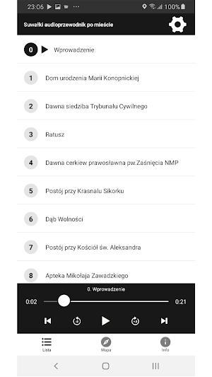Suwałki audioprzewodnik po mieście Screenshot 2