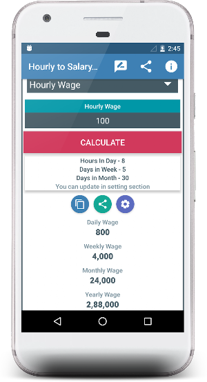 Salary Calculator - Wages Calculator Screenshot 0