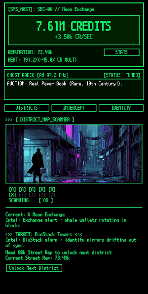 Ghost Terminal - Idle Tycoon Screenshot 1