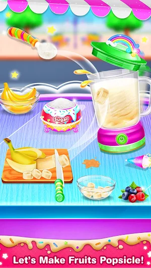 Unicorn Ice Cream Pop & Popsicles - Desserts Game Screenshot 3