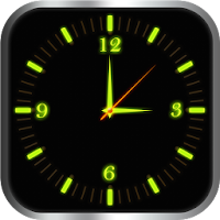 Glowing Clock Locker - Green
