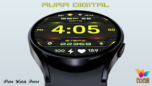 Aura Digital Watch Face Screenshot 3