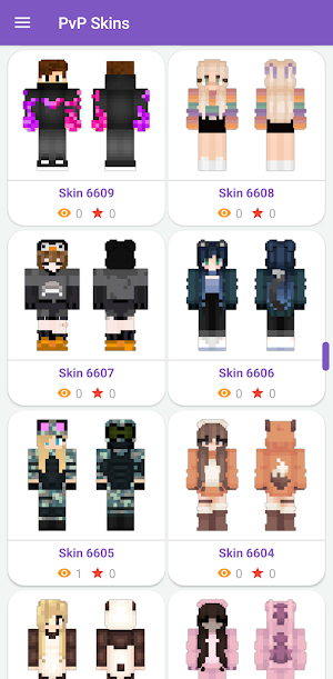 PvP Skins for Minecraft PE Screenshot 1