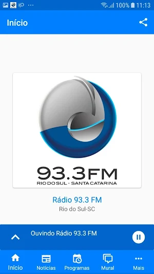 Radio 93 FM Rio do Sul Screenshot 1