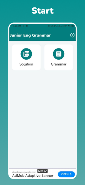 Junior English Grammar Screenshot 0