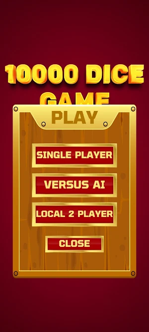 10000 Dice Game - for seniors Screenshot 1