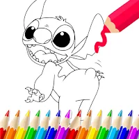 Blue Koala Cute: Coloring Book