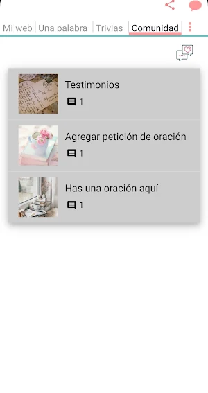 Mi blog Mujer MVFPF Screenshot 3