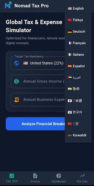 Nomad Tax Pro: Invoice & Tax Screenshot 0
