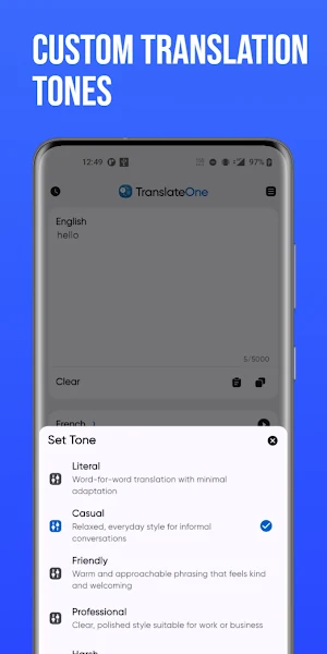 TranslateOne: AI Translate Screenshot 3