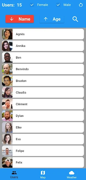 Users on Map Screenshot 2