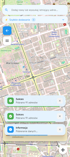 CourierGo Planer Tras i dostaw Screenshot 1