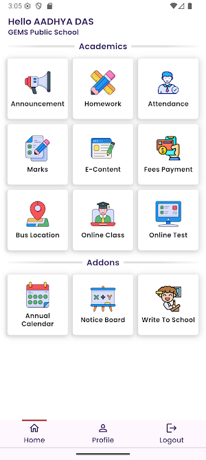 GEMS Public School Screenshot 1