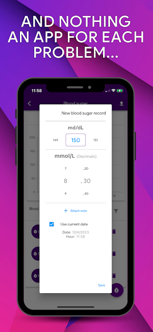 Blood Pressure App Diary, BPD Screenshot 3