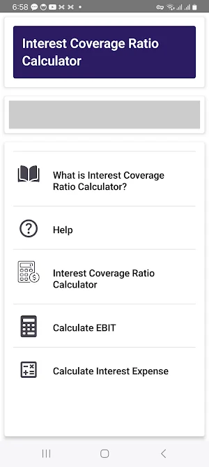 ICR Calculator Screenshot 0