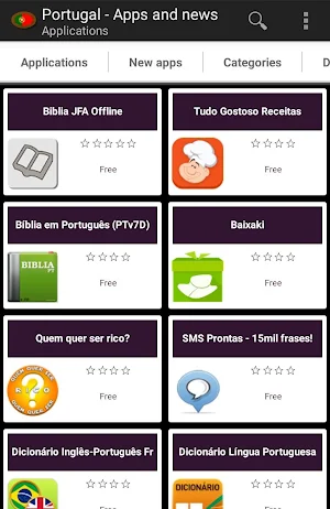 Portuguese apps and tech news Screenshot 0