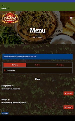 Pizzeria w Podwórku Screenshot 2