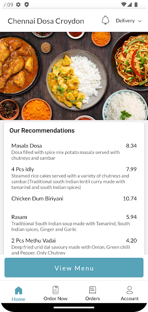 Chennai Dosa Croydon Screenshot 1