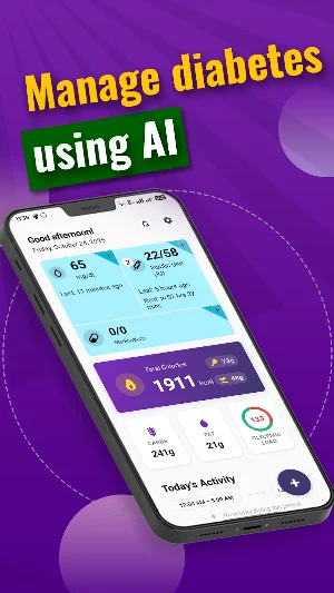 Gluco AI for Type 1&2 Diabetes Screenshot 0