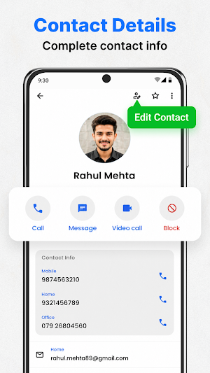 Contacts - Phone Dialer & Home Screenshot 3
