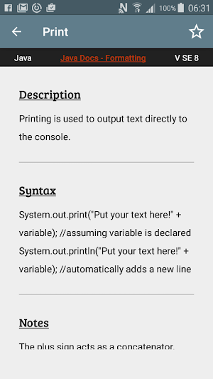 Syntax Pocket Screenshot 3
