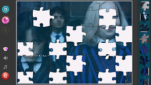 Wednesday Addams Game Puzzle Screenshot 1