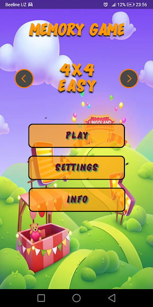Memory game Screenshot 0