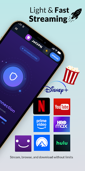 JetVPN - Fast Secure Unlimited Screenshot 1