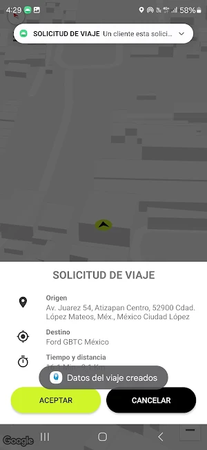QtaxiDriver Screenshot 0