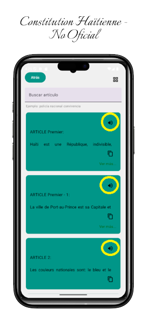 Constitution Haïtienne Screenshot 0