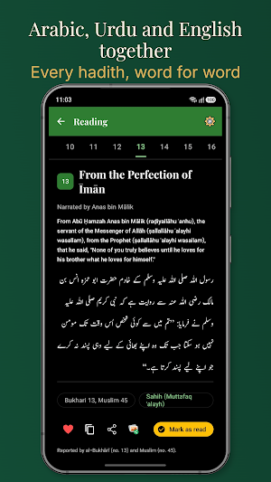 Hadees: Hadith Bukhari Nawawi Screenshot 1