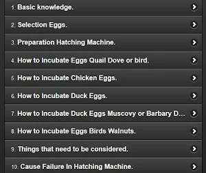 incubation of eggs with hatching machines Screenshot 1