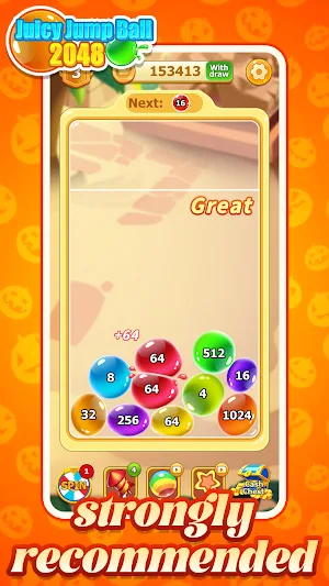 Juicy Jump Ball 2048 Screenshot 2