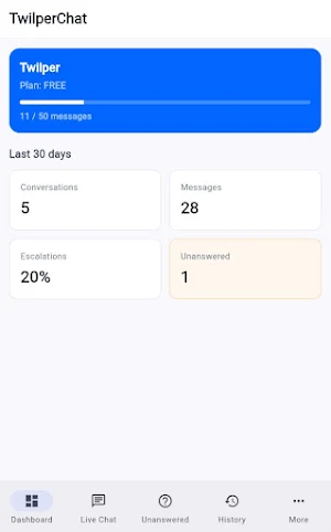 Twilper AI Chat Screenshot 1