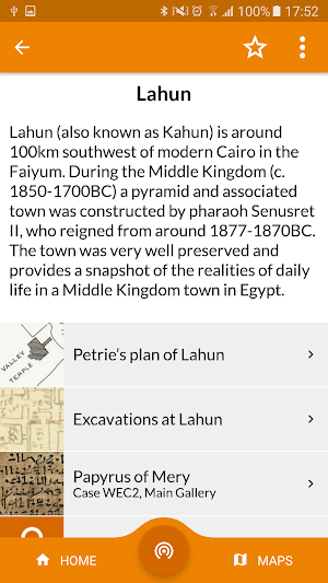 Petrie Museum Screenshot 3