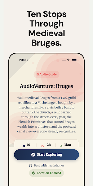 Bruges Audio Guide Screenshot 1