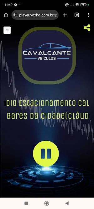 Rádio Estacionamento Screenshot 2