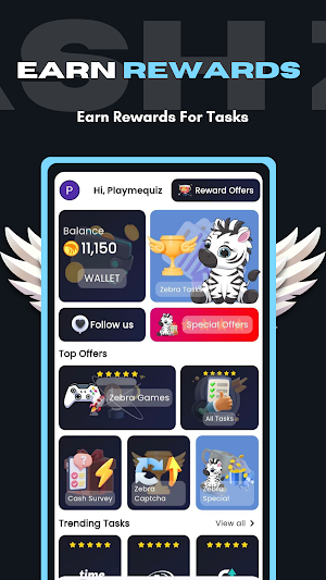Cash Zebra - Earn Rewards Screenshot 1