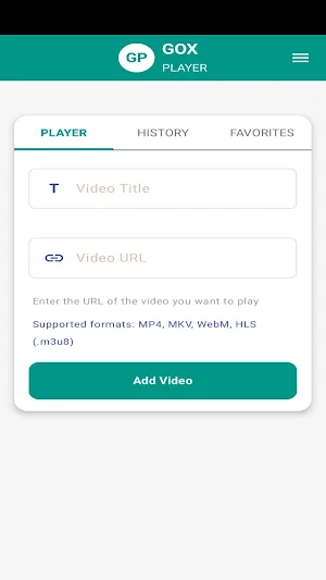 Gox Player Screenshot 0