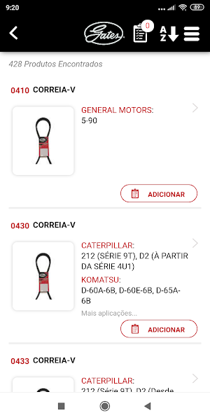 Gates - Catálogo Screenshot 2