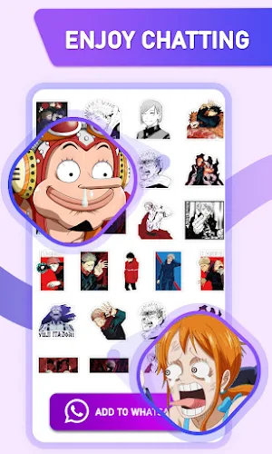 Anime Stickers for WhatsApp-Animated Anime Sticker Screenshot 1