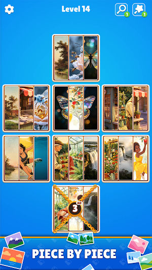 Jigsaw Trio: Card Sort Puzzle Screenshot 3
