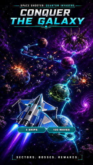 Space Shooter: Quantum Invader Screenshot 2