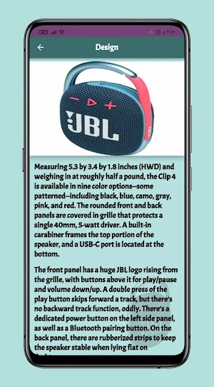 JBL Clip 4 guide Screenshot 1