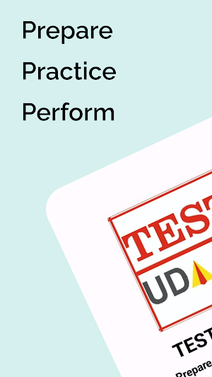TEST Udaan – Exam Practice App Screenshot 0